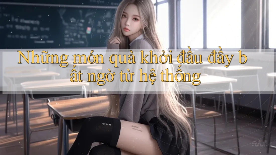 Những món quà khởi đầu đầy bất ngờ từ hệ thống Những món quà khởi đầu đầy bất ngờ từ hệ thống