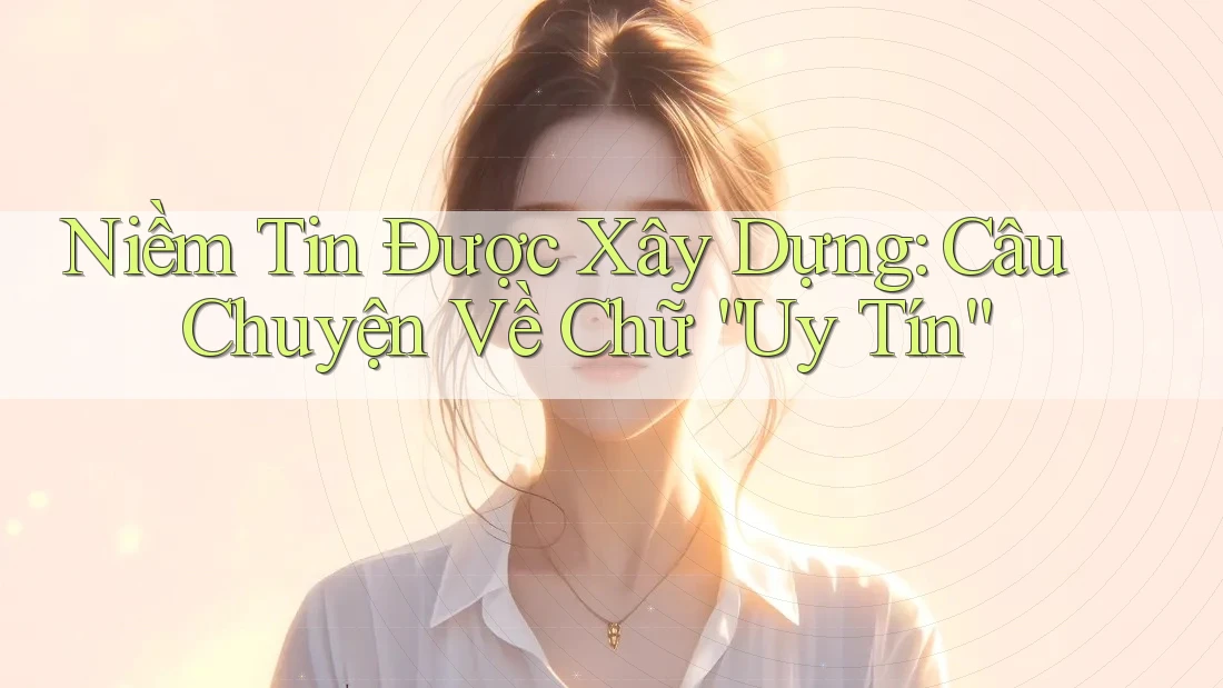 Niềm Tin Được Xây Dựng: Câu Chuyện Về Chữ “Uy Tín” Niềm Tin Được Xây Dựng: Câu Chuyện Về Chữ “Uy Tín”