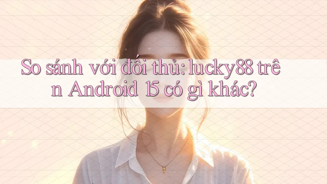 So sánh với đối thủ: lucky88 trên Android 15 có gì khác? So sánh với đối thủ: lucky88 trên Android 15 có gì khác?
