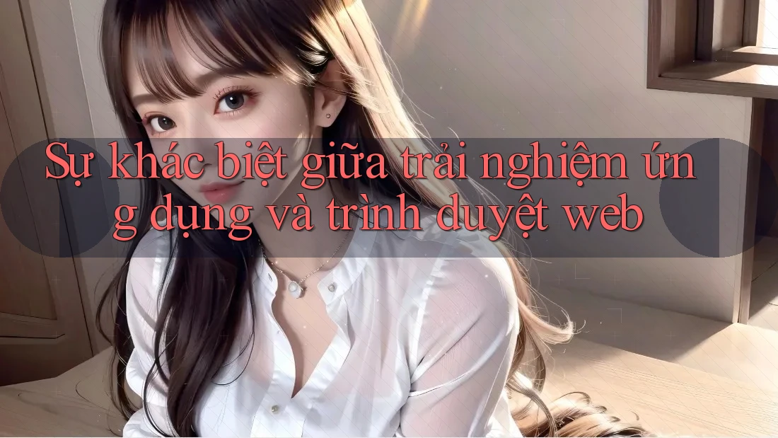 Sự khác biệt giữa trải nghiệm ứng dụng và trình duyệt web
