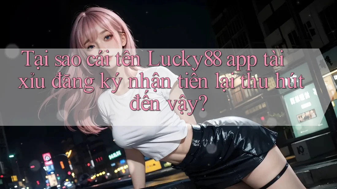 Tại sao cái tên Lucky88 app tài xỉu đăng ký nhận tiền lại thu hút đến vậy? Tại sao cái tên Lucky88 app tài xỉu đăng ký nhận tiền lại thu hút đến vậy?