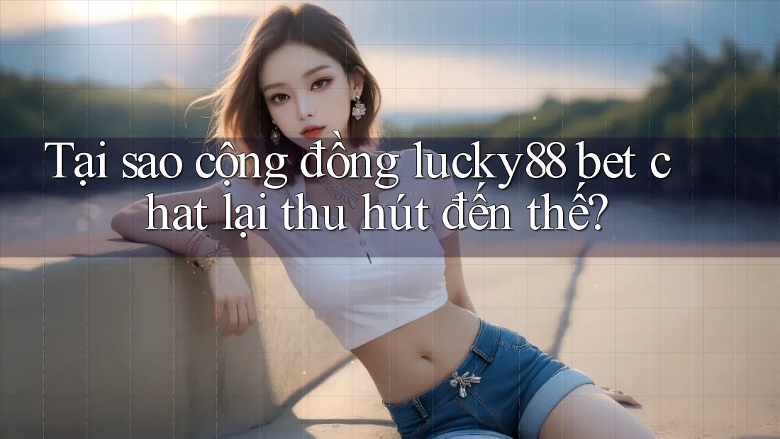 Tại sao cộng đồng lucky88 bet chat lại thu hút đến thế?