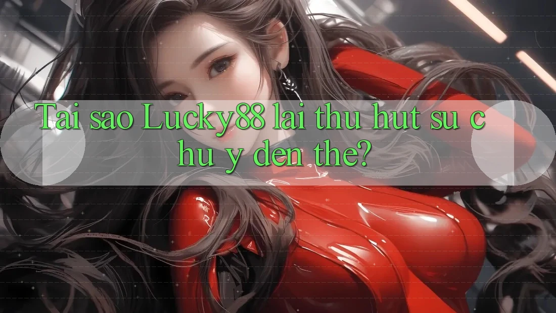Tai sao Lucky88 lai thu hut su chu y den the?