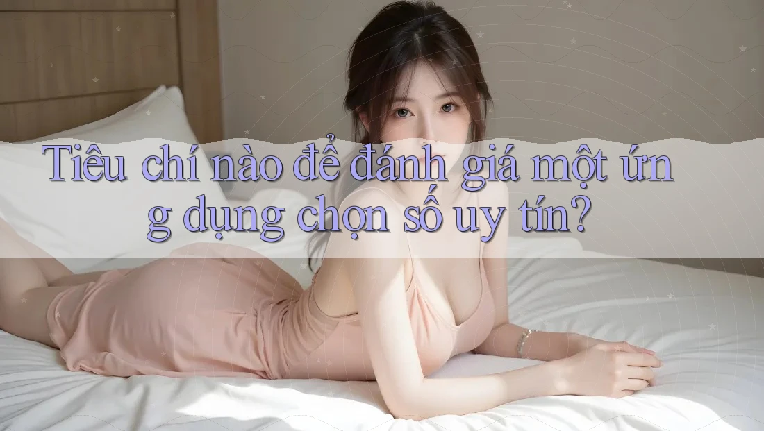 Tiêu chí nào để đánh giá một ứng dụng chọn số uy tín?