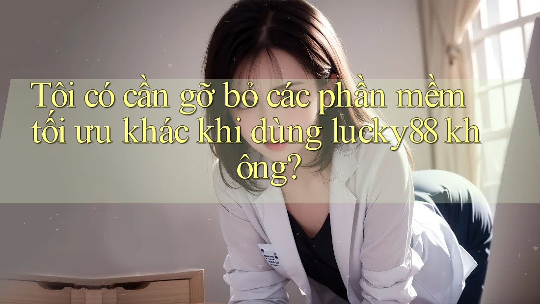 Tôi có cần gỡ bỏ các phần mềm tối ưu khác khi dùng lucky88 không?