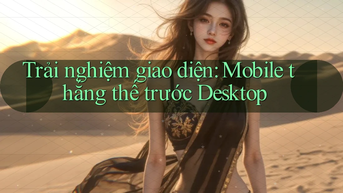Trải nghiệm giao diện: Mobile thắng thế trước Desktop
