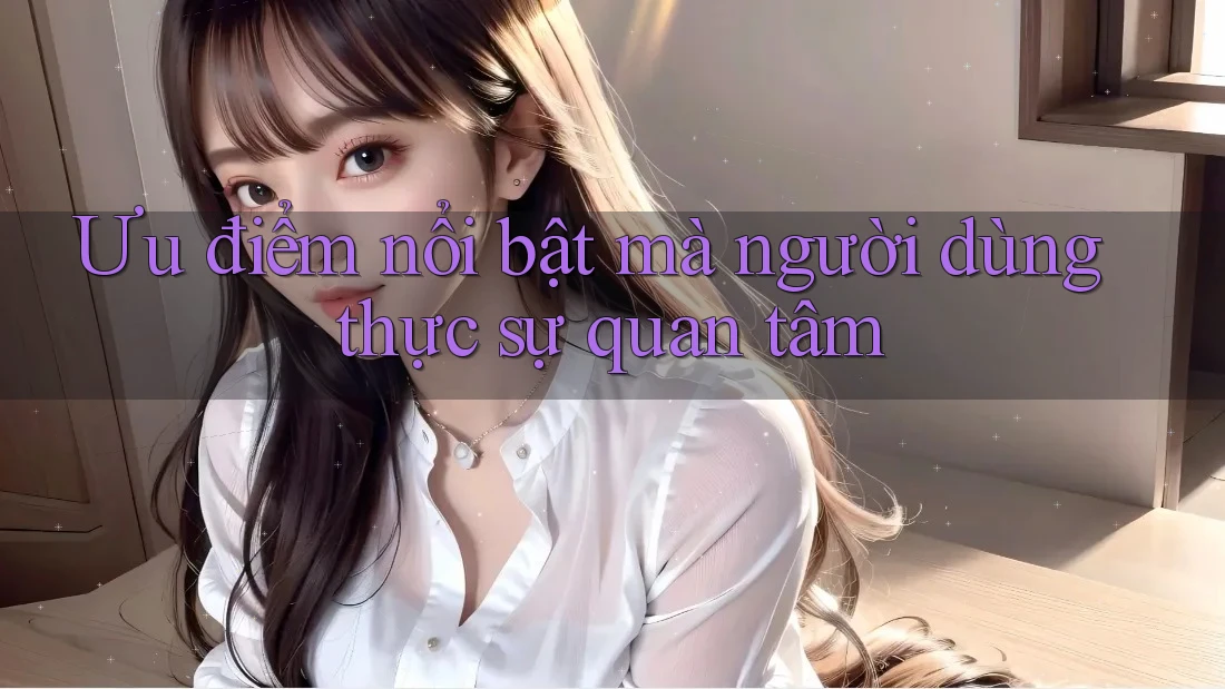 Ưu điểm nổi bật mà người dùng thực sự quan tâm Ưu điểm nổi bật mà người dùng thực sự quan tâm