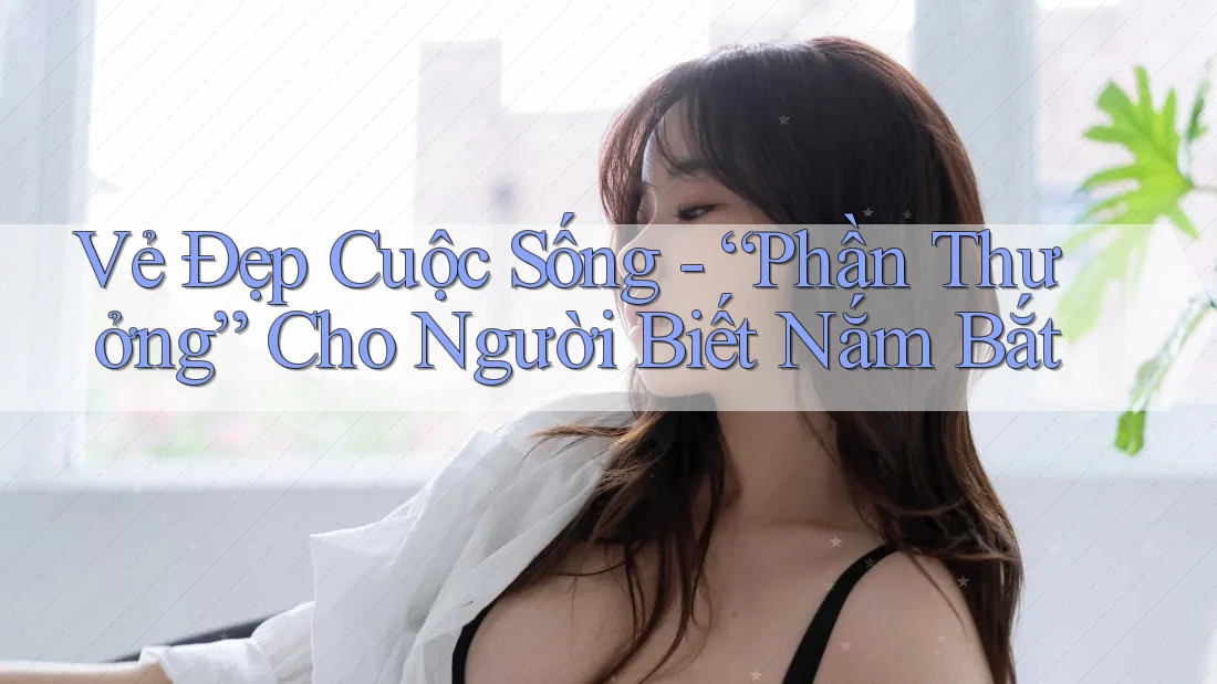 Vẻ Đẹp Cuộc Sống - “Phần Thưởng” Cho Người Biết Nắm Bắt Vẻ Đẹp Cuộc Sống - “Phần Thưởng” Cho Người Biết Nắm Bắt